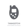 Tamagotchi icon. Trendy Tamagotchi logo concept on white background from Entertainment and Arcade collection