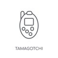 Tamagotchi linear icon. Modern outline Tamagotchi logo concept o