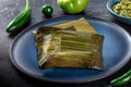 Tamales oaxaquenos, traditional dish of the cuisine of Mexico