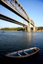 Tamar bridge, Plymouth,UK Royalty Free Stock Photo