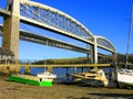 Tamar Bridge River Tamar Devon Royalty Free Stock Photo