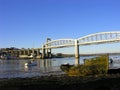 Tamar Bridge River Tamar Devon Royalty Free Stock Photo