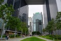 Tamar Park and Central Government Complex, Hong Kong Island.