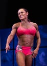 Fitness Performer at 2019 Toronto Pro Supershow Royalty Free Stock Photo