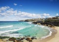Tamarama beach near bondi in sydney australia Royalty Free Stock Photo