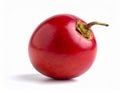 A tamarillo fruit, with a white background generative ai Royalty Free Stock Photo