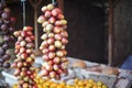 Tamarillo or terung belanda hanging at stall in Medan Indonesia