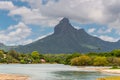 Tamarin Bay and Rempart Mountain, Mauritius