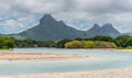 Tamarin Bay and Rempart Mountain, Mauritius