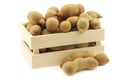Tamarind beans in a wooden box