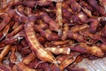 Tamarind peel and tamarind, organic tamarind nature, tamarind heap