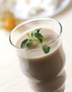 Tamarind smoothie on a marble Royalty Free Stock Photo