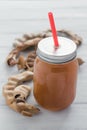 Tamarindo drink, tamarind water. sweet juice in mexico Royalty Free Stock Photo