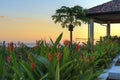 Tamarindo Villa Sunset Royalty Free Stock Photo