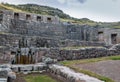 Tambomachay Inca Ruins with water spring - Cusco, Peru Royalty Free Stock Photo