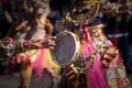 Tambourine in carnival parade