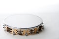 Tambourine Isolated White Bk