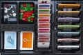Monopoly Board Game box with Tokens, Title Deed Cards, Chance Ca Royalty Free Stock Photo