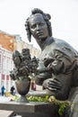 Tambov treasurer. Monument on Kommunalnaya Street. The city of Tambov.