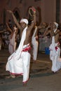 Tamerine Players perform during the Esala Perahera in Kandy, Sri Lanka.