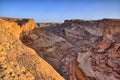 Tamerza canyon or Star Wars canyon, Sahara desert, Tunisia, Africa, HDR Royalty Free Stock Photo