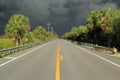 Tamiami Thunderstorn Royalty Free Stock Photo