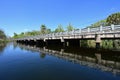 Tamiami Trail bridge over Turner River in Collier Couinty, Florida. Royalty Free Stock Photo