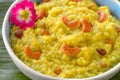 Tamil cuisine - Pongal dal rice khichdi Royalty Free Stock Photo