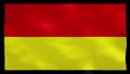 Tamil Eelam dense flag fabric wavers, background loop