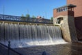 Tammerkoski Rapids: The Pulse of Tampere Royalty Free Stock Photo