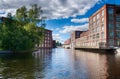 Tammerkoski upper stream Royalty Free Stock Photo