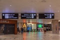 Tampa Airport Main Terminal A Area with Informational Signs