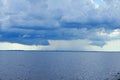 Tampa bay beach storm Royalty Free Stock Photo