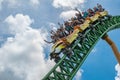 People enjoying terrific Cheetah Hunt rollercoaster , during last summer vacation 56