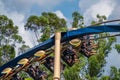 People having fun amazing Montu rollercoaster at Busch Gardens 17 Royalty Free Stock Photo