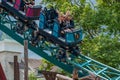 People having fun terrific Cobras Curse at Busch Gardens 11.