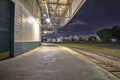 Tampa Bay Times Loading Train Dock At Night