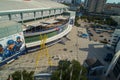 Amalie Stadium Tampa FL aerial image Royalty Free Stock Photo