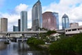 Tampa, Flordia, USA - January 7, 2017: Downtown city skyline