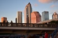 Tampa, Flordia, USA - January 7, 2017: Tampa Downtown city skyline