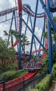 TAMPA, FLORIDA - MAY 05, 2015: Attractions in Busch Gardens Tampa Bay. Florida Royalty Free Stock Photo