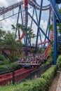 TAMPA, FLORIDA - MAY 05, 2015: Attractions in Busch Gardens Tampa Bay. Florida Royalty Free Stock Photo