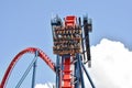 Funny group descends to 70 miles per hour on Sheikra Rollercoaster