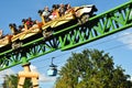 Cheetah Hunt Rollercoaster include all the usual combinations of figures and elements, such as Royalty Free Stock Photo