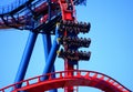 Tampa, Florida, U.S - September 21, 2019 - Sheikra roller coaster ride at Busch Garden