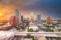 Tampa, Florida, USA aerial downtown skyline Royalty Free Stock Photo