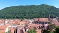 The Tampa Peak and The Black Church - Brasov City - Romania Royalty Free Stock Photo