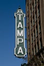 Tampa Sign Royalty Free Stock Photo