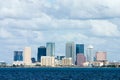 Tampa Skyline Bay View Royalty Free Stock Photo