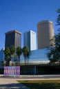 Tampa skyline buildings of the Central Business District.